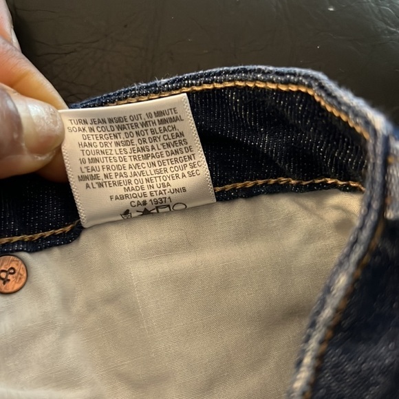 A.N.D. A New Denim blue ripped rolled skinny jeans pants trousers size 27 - Picture 10 of 10